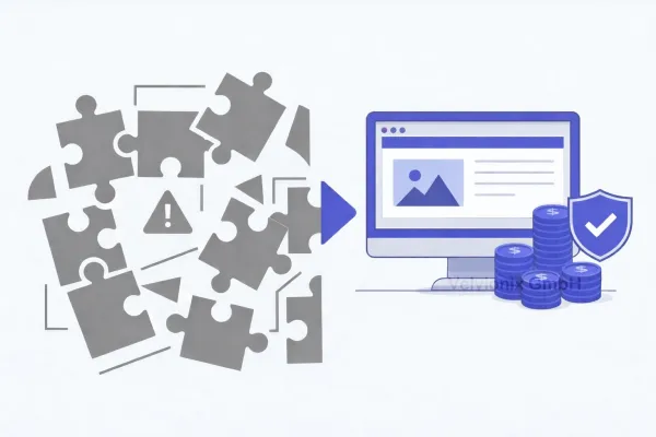 Die Plugin-Falle vermeiden: Website schlank und günstig halten