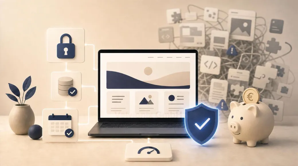 Maintenance & Security: Lean Websites Cost Less