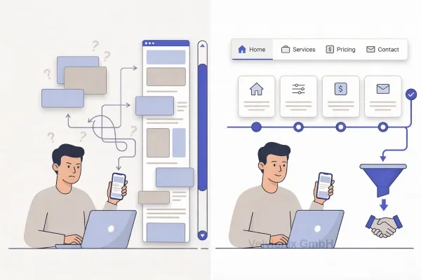 One-Pager or Clear Structure: Why Multiple Pages Often Sell Better
